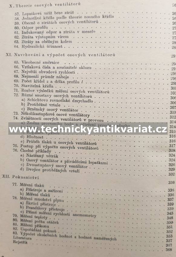 Ventilátor - Oskar Back (1955)