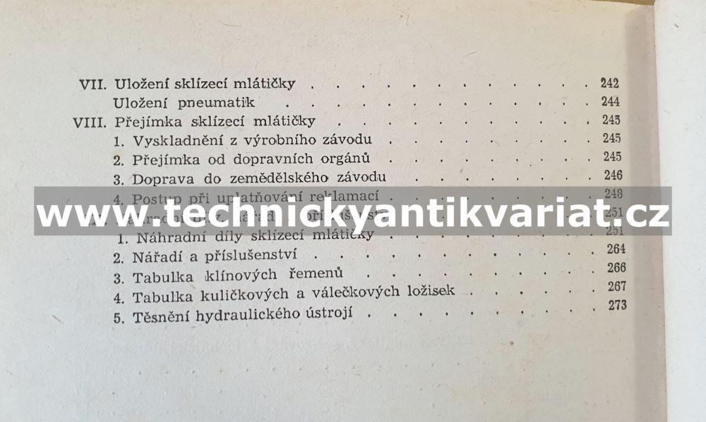 Samohybná sklízecí mlátička SK3, SK4 - popis, návod k obsluze (1964)
