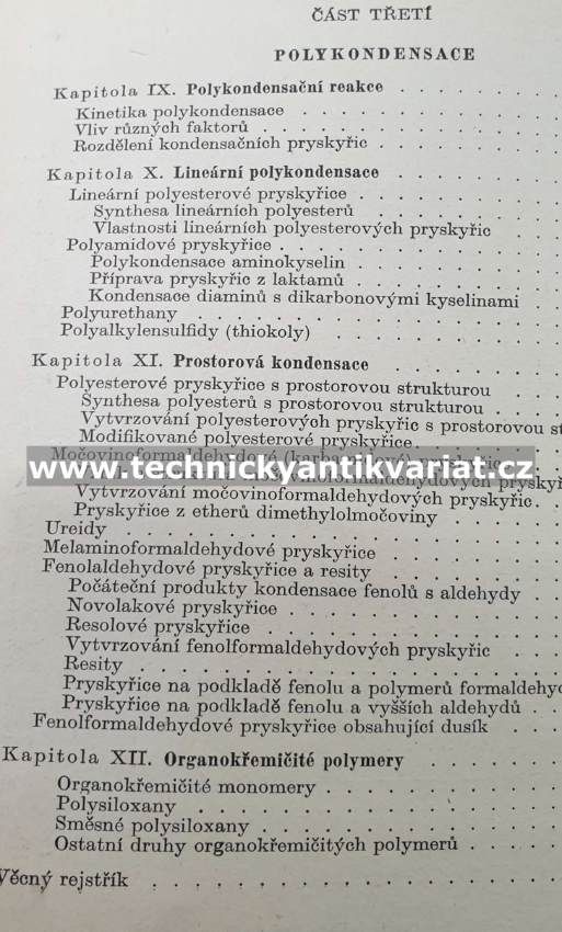 Chemie umělých pryskyřic - Losev, Petrov (1955)