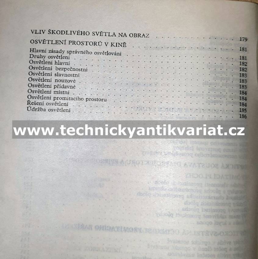 Optika pro promítače - S. Skříčka (1970)