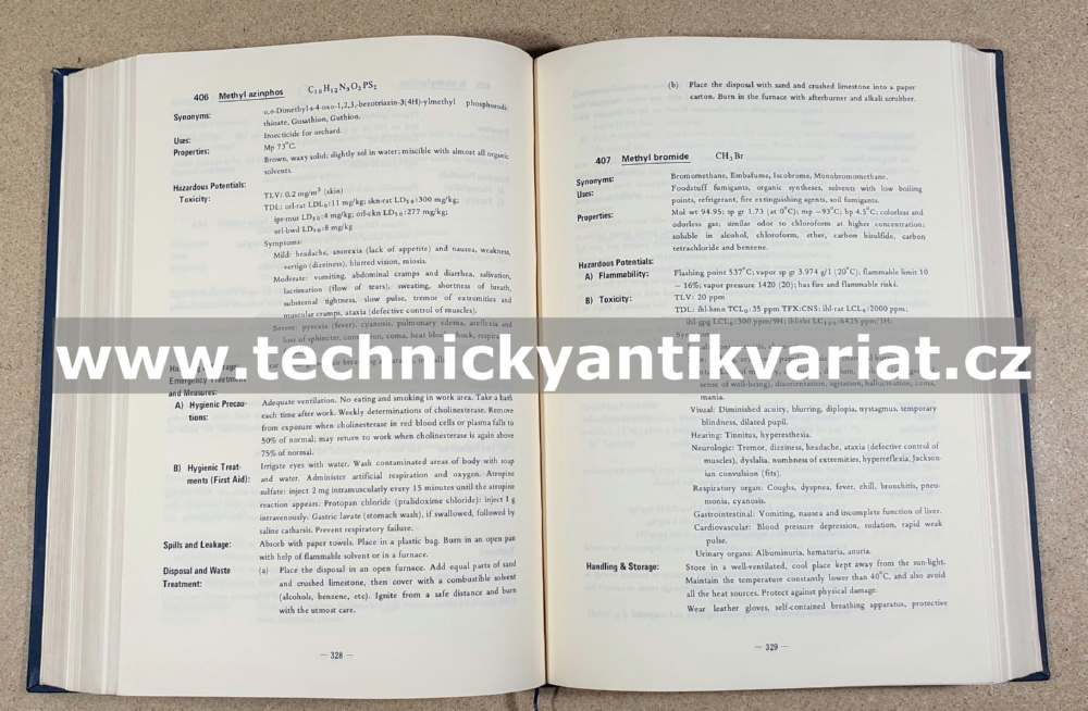 Toxis and Hazardous industrial chemicals safety manual (1974)