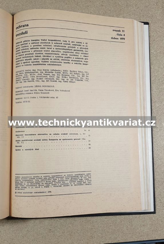 Vodní hospodářství A,B 1979