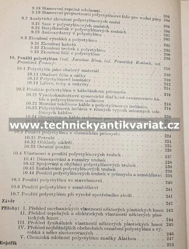 Polyetylén - František Tomis (1961)