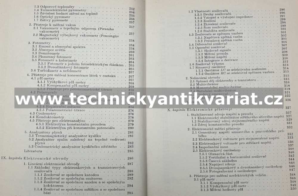 Elektrické a elektronické přístroje v chemické laboratoři - Jitka Gallová (1971)