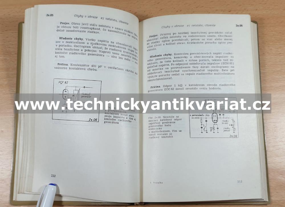 Servisní příručka pre opravárov televizních prijimačov - E. Nieder (1971)