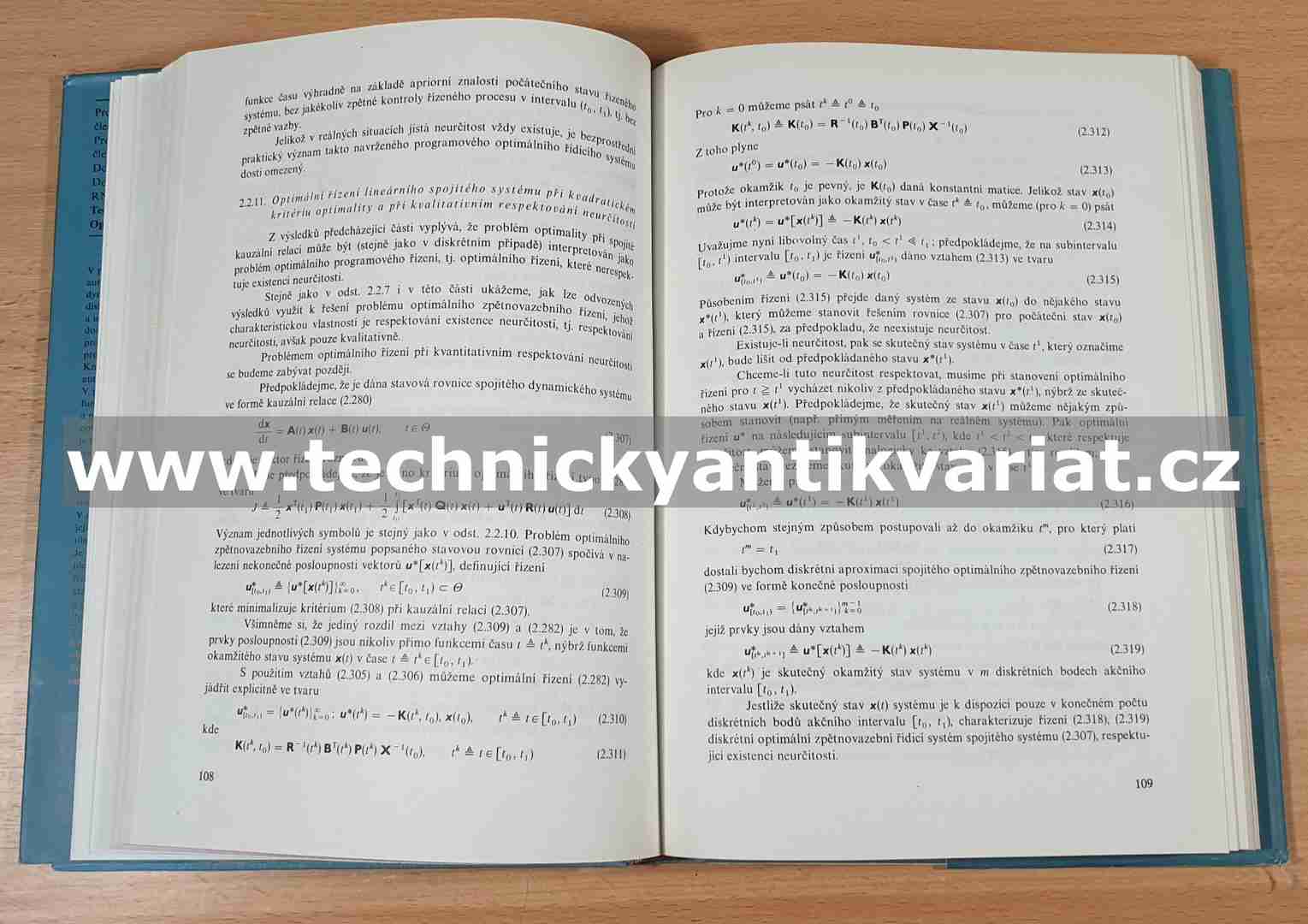 Teorie automatického řízení II - Optimální, adaptivní, a učící se systémy (1992)