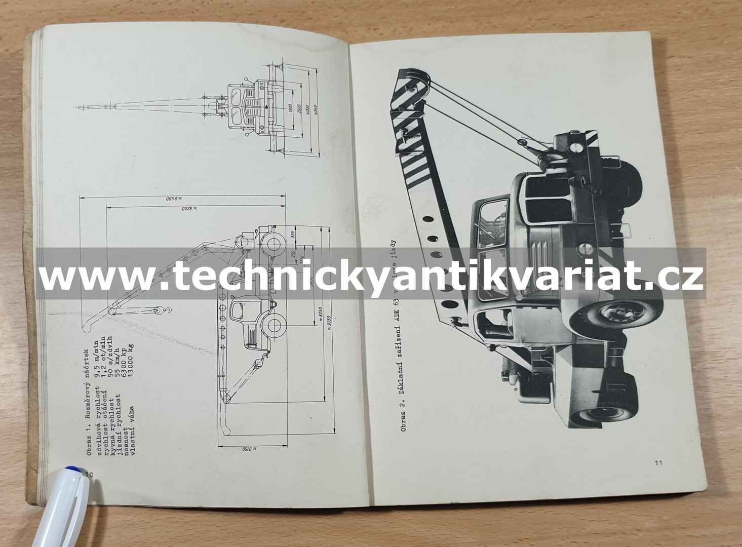 Automobilový otočný jeřáb ADK 63