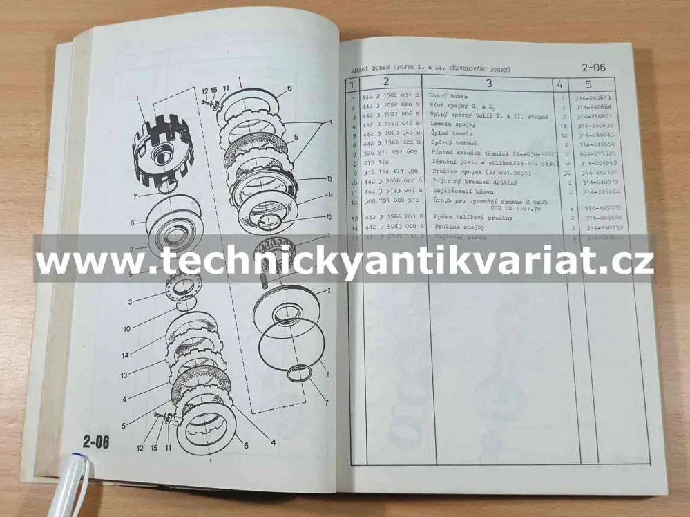 Karosa B731 - katalog náhradních dílů (1982)