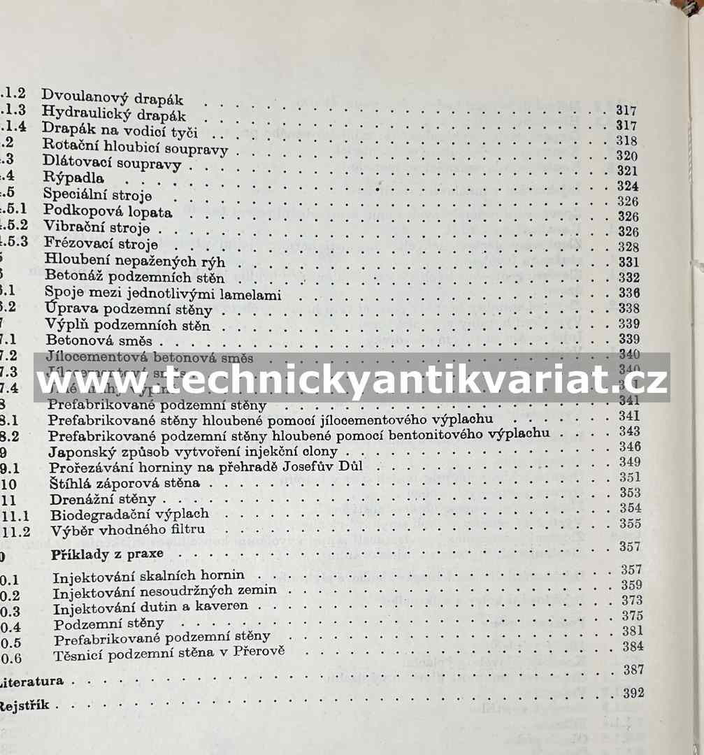 Injektování hornin a výstavba podzemních stěn - Jaroslav Verfel (1983)