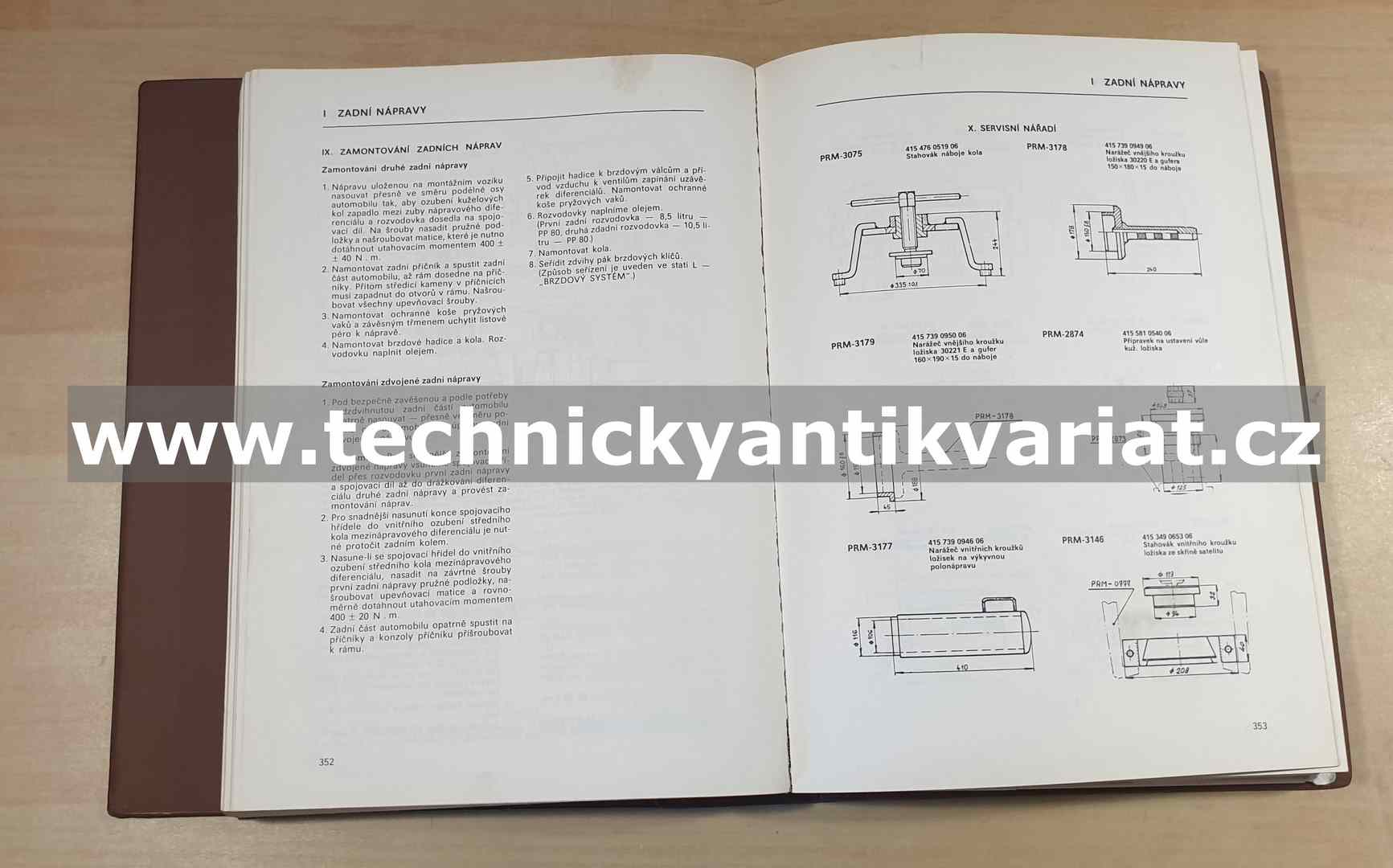 Tatra 815 - dílenská příručka (1989)