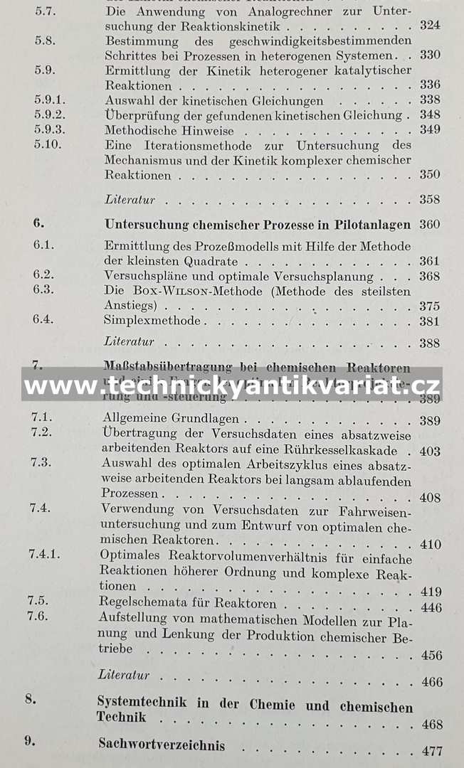 Kybernetische Methoden in der Chemie und chemischen Technologie - W.W.Kafarow (1971)