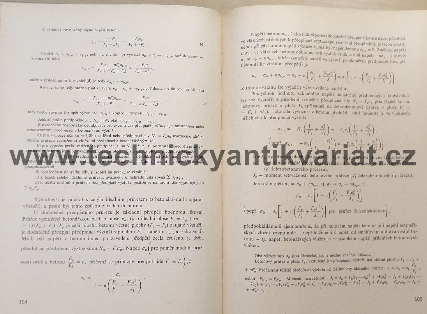 Betonové konstrukce pozemních staveb II A - Jílek, Šmerda, Grenčík, Novák (1967)