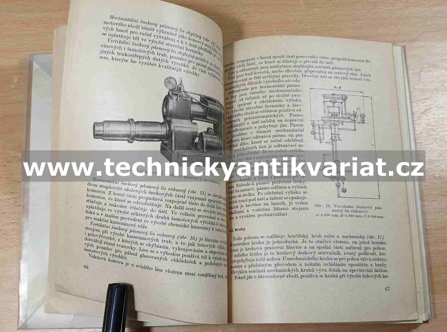 Výroba stavební keramiky a žárovzdorného zboží - F. Kubát (1966)