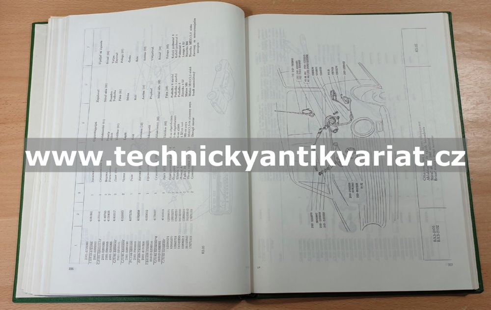 VAZ 2101,2102 - katalog náhradních dílů