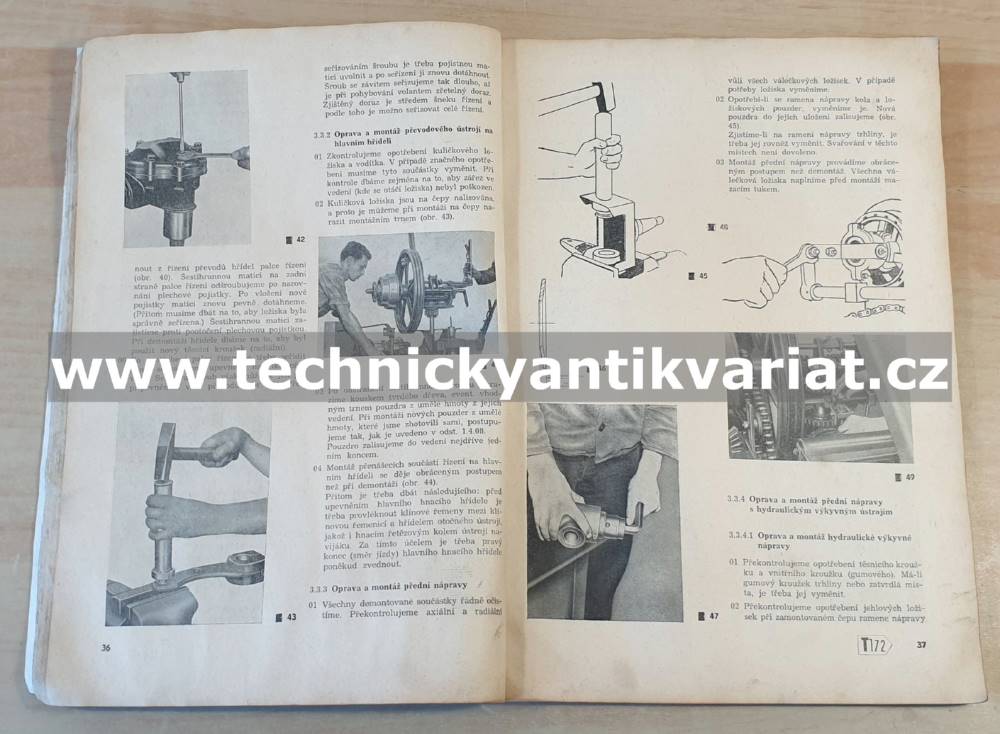 T172 Samohybný nakladač - dílenská příručka (1964)