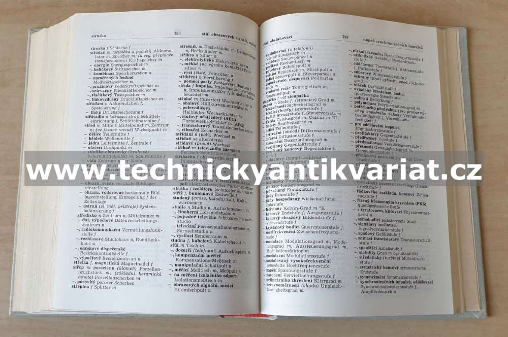 Německo-český, česko-německý elektrotechnický a elektronický slovník (1973)
