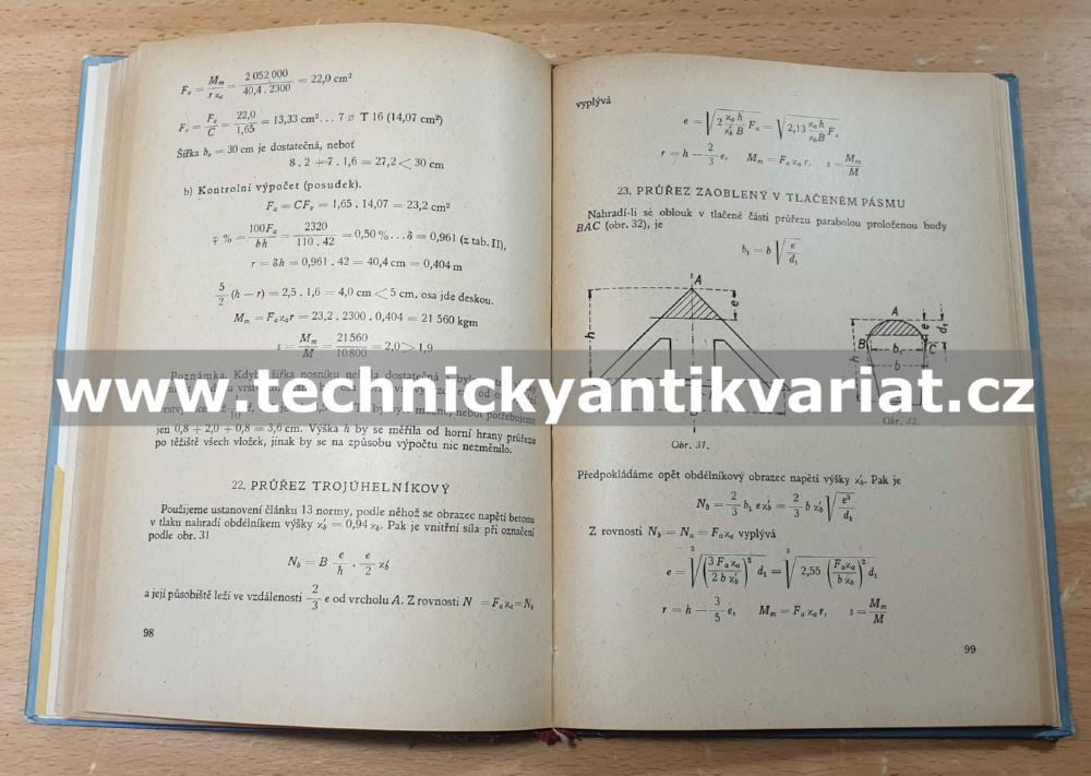 Navrhování betonových konstrukcí - Konrád Hrubán (1952)