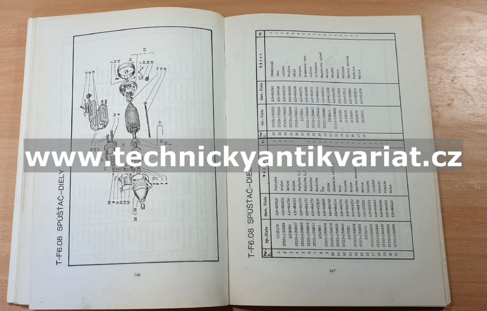 Vaz 2101 - katalog náhradních dílů (1973)