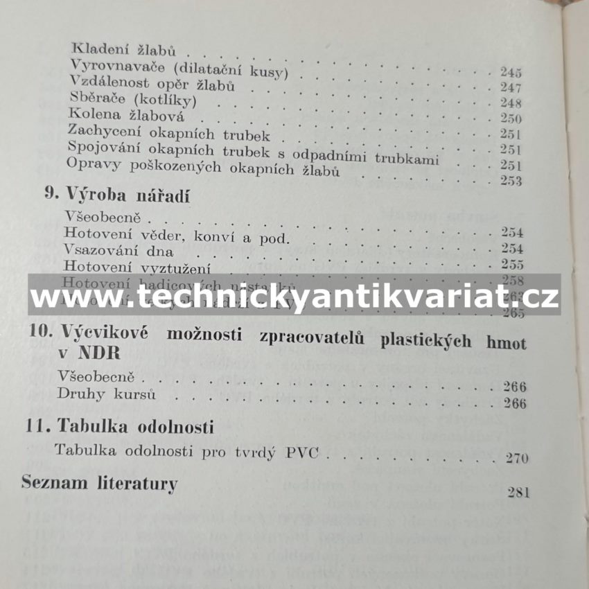 Zpracování a svařování plastických hmot - Schrader (1956)