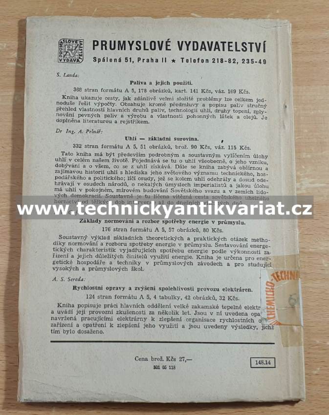 Hnědouhelný koks - Oldřich Kozlanský (1952)