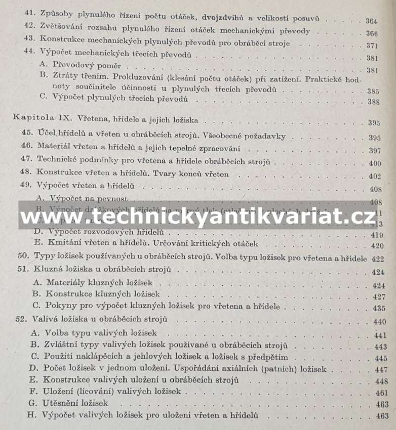 Výpočet a konstrukce obráběcích strojů I. - N.S.Ačerkan (1955)