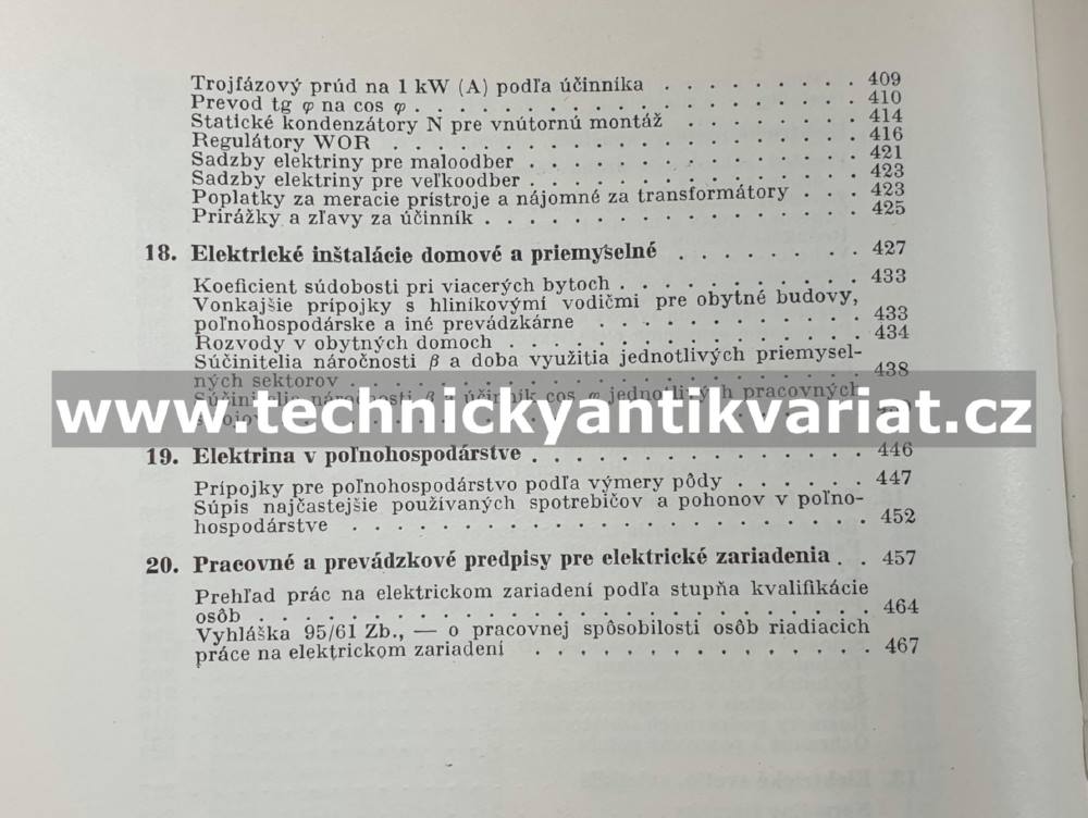 Elektrotechnická příručka - F.Vodanský (1967)
