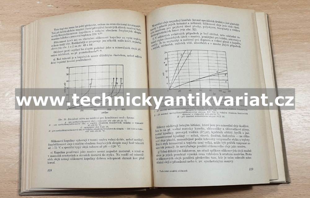 Technické použití silikonu - Bažant, Chvalovský, Rathouský (1959)