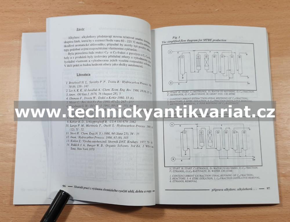 Sborník prací z výzkumu chemického využití, uhlí, dehtu a ropy (1994)