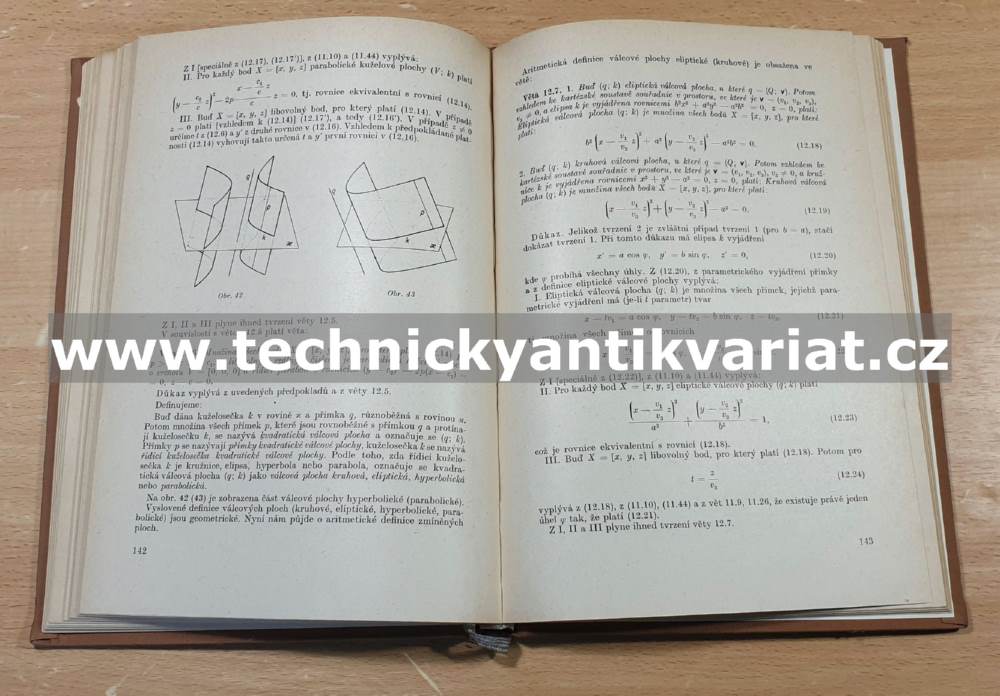 Analytická mehoda v geometrii II. - Vančura (1958)