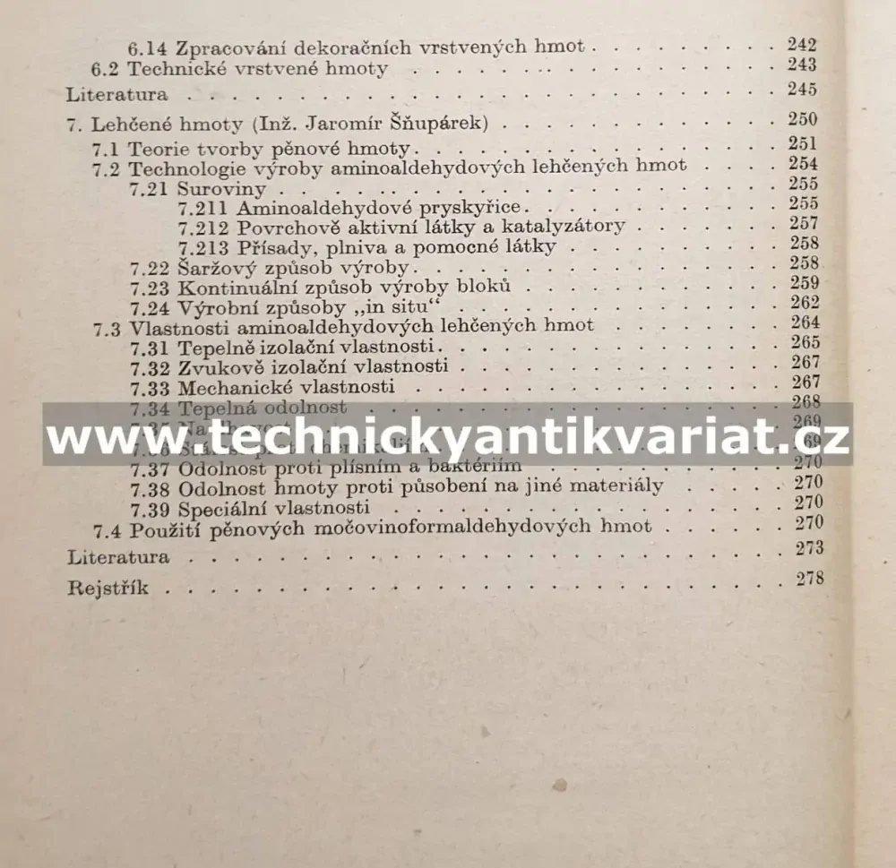 Aminoplasty - Šňnupárek, Štastný (1963)