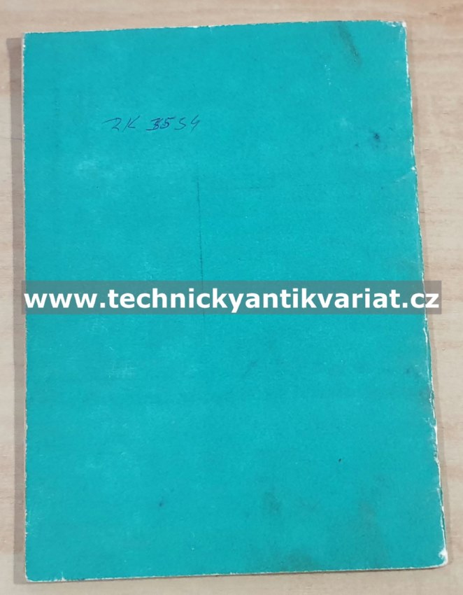 Přívěs P93s P78s - návod, katalog (1978)