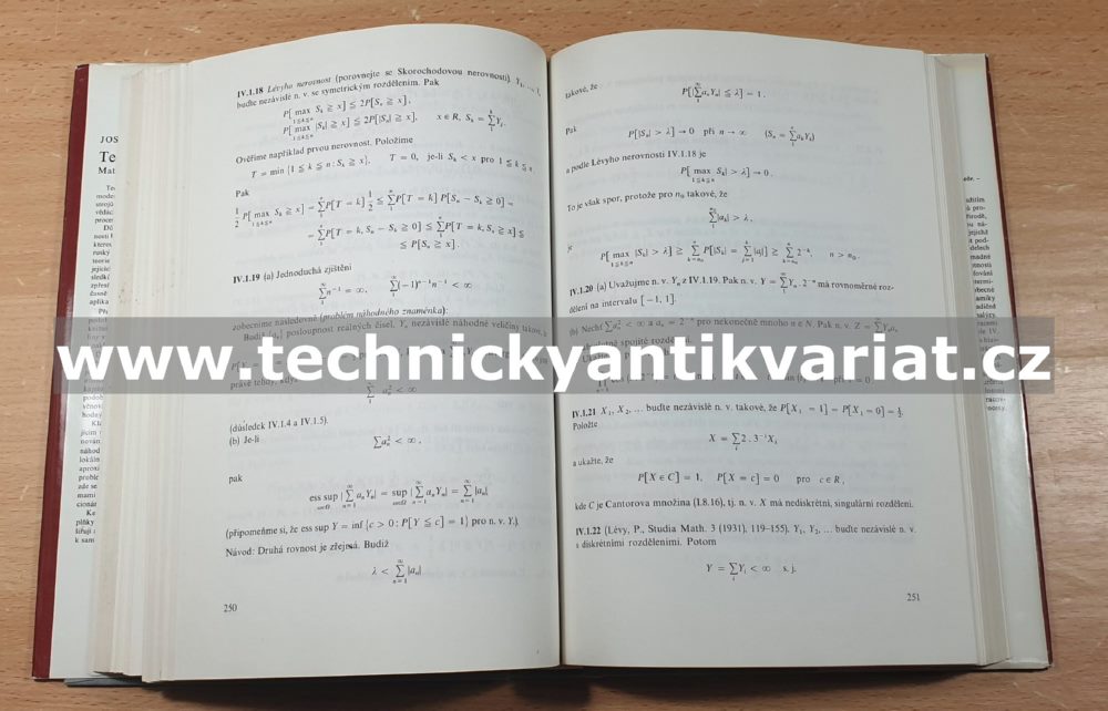 Teorie pravděpodobnosti - Josef Štěpán (1987)
