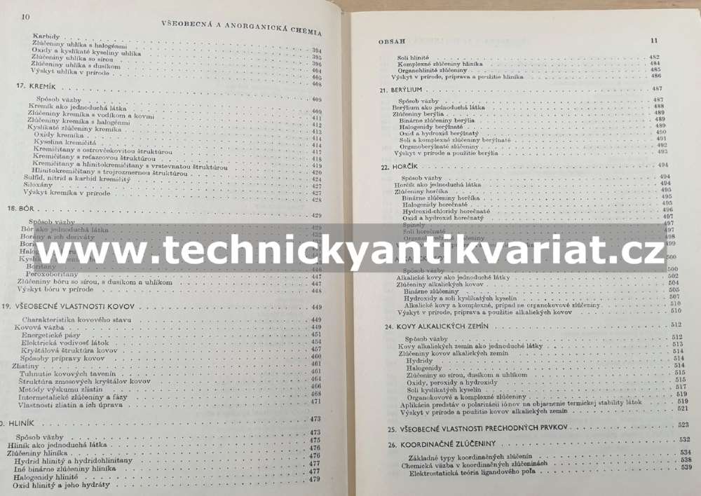 Všeobecná a anorganická chémia - Gažo (1978)