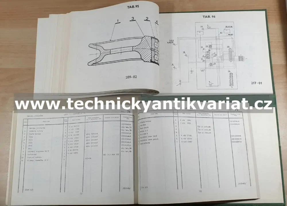 Automobilový jeřáb AD 28 - katalog náhradních dílů (1983)