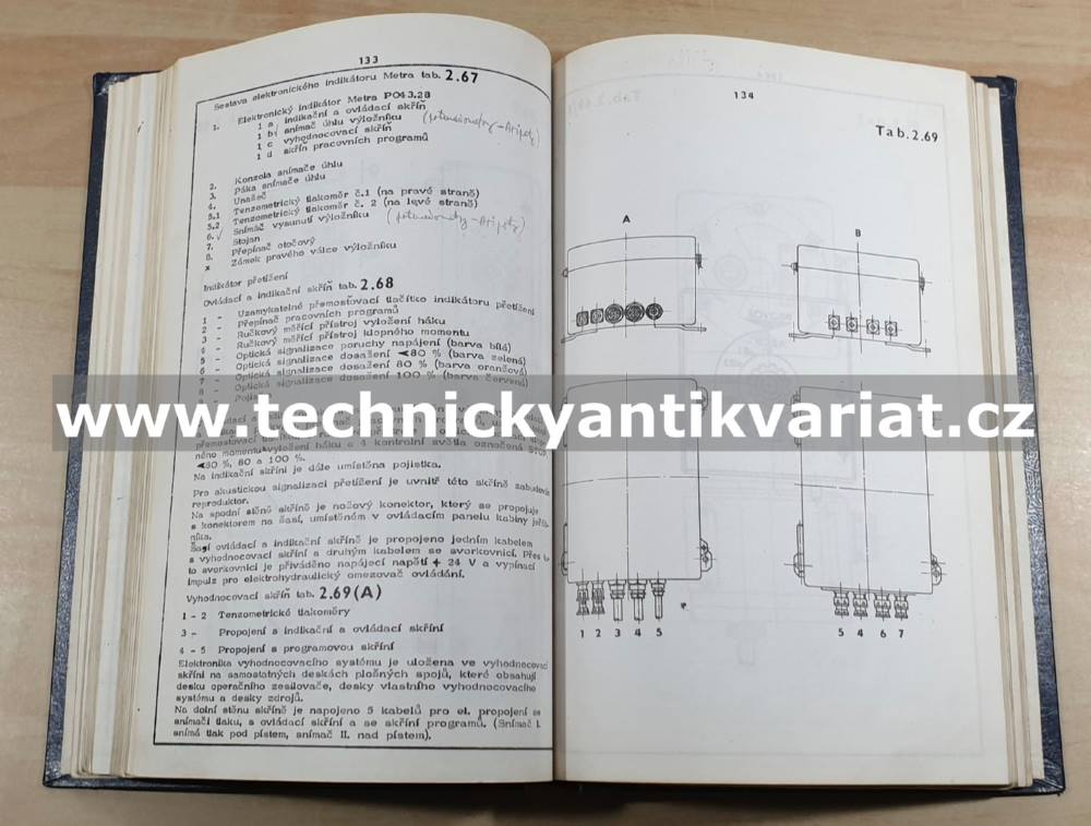 Automobilový jeřáb AD 28 - technický popis, konstrukce, návod o obsluze (1985)