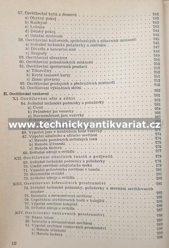 Příručka osvětlovací techniky - Otto Šula (1969)