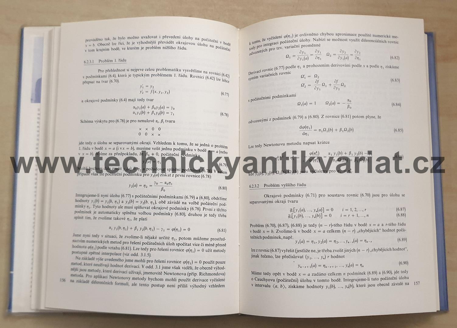 Numerické algoritmy řešení chemickoinženýrských úloh - M.Kubíček (1983)