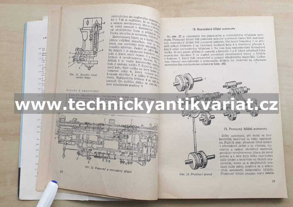 Seřizování soustružnických automatů - A.S.Šaškin (1952)