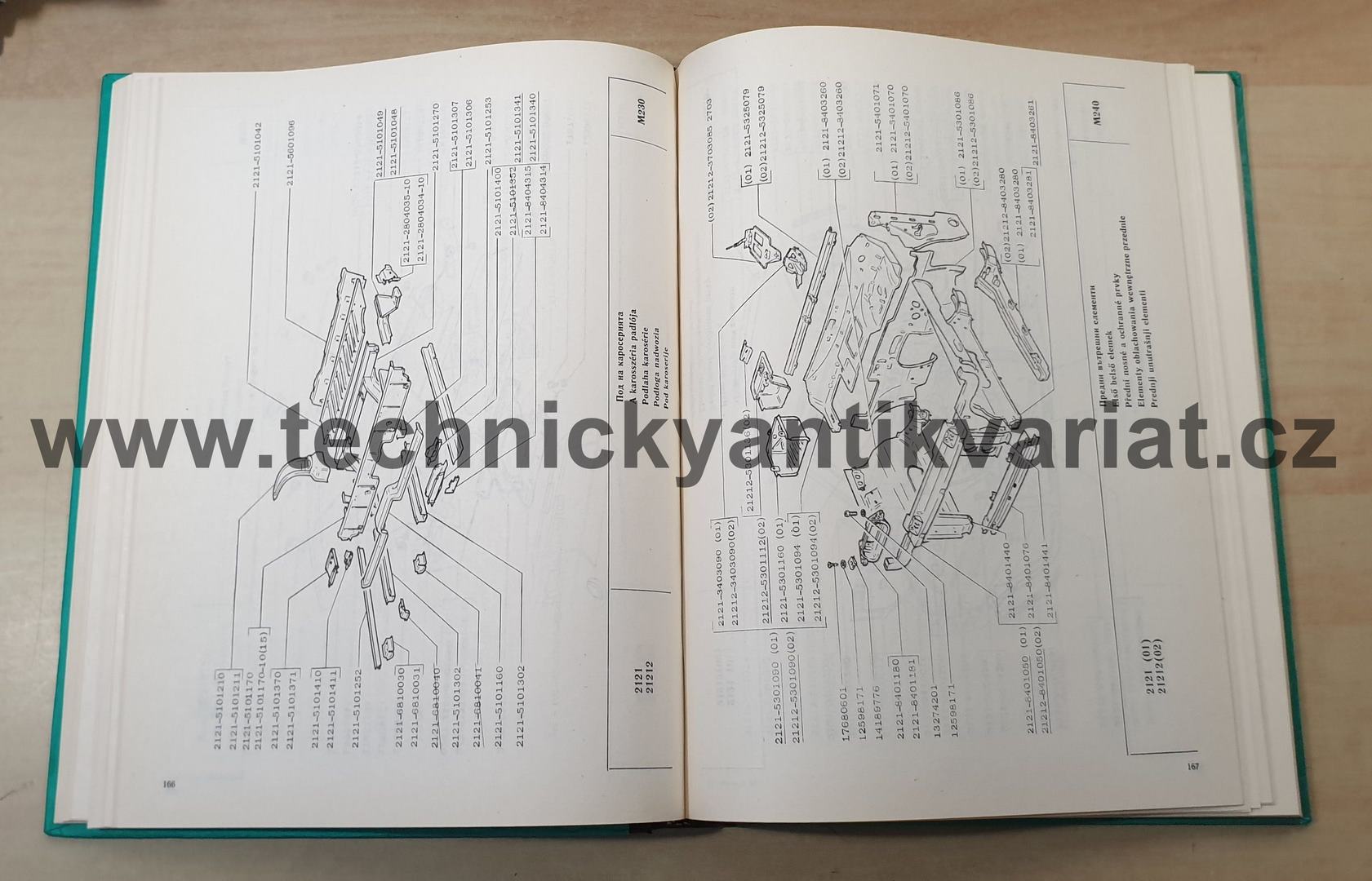 VAZ 2121 - katalog náhradních dílů (1990)