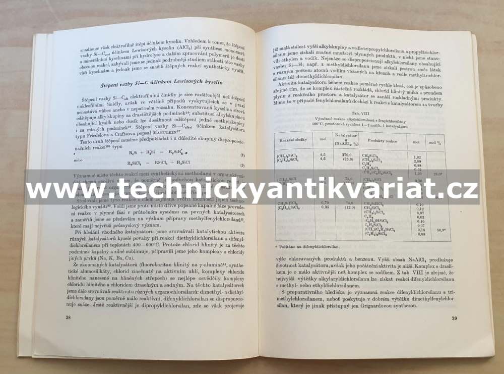 Synthesy a reakce organokřemičitých sloučenin - Vladidmír Bažant (1961)