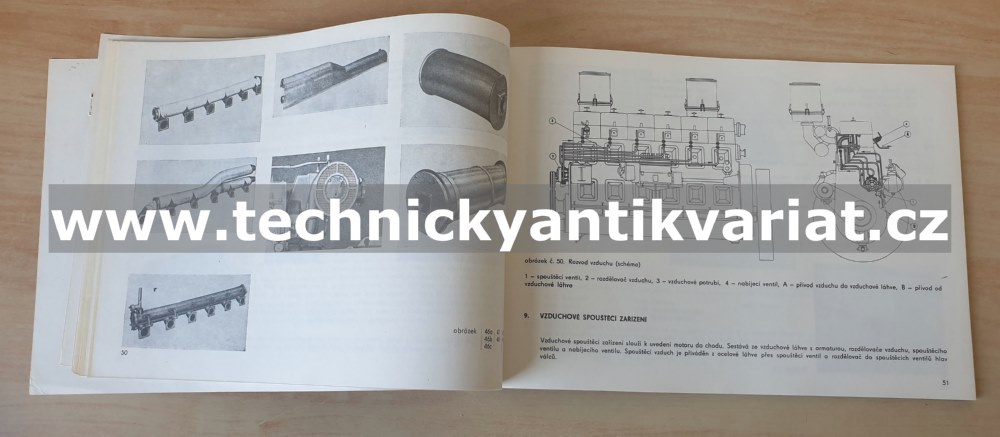 Škoda 160 naftový motor - návod k obsluze (1970)