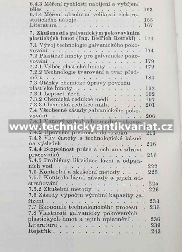 Povrchové úpravy - Rotrekl, Hudeček, Komárek, Staněk (1971)