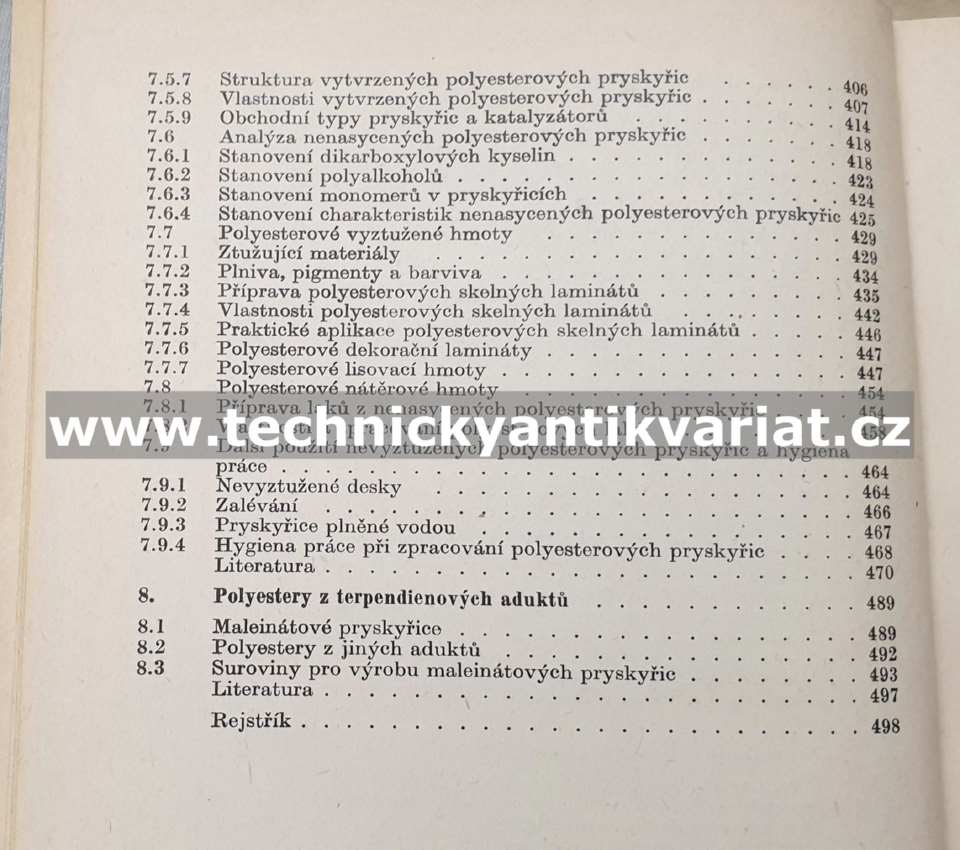 Polyestery, jejich výroba a zpracování  - Josef Mleziva (1978)