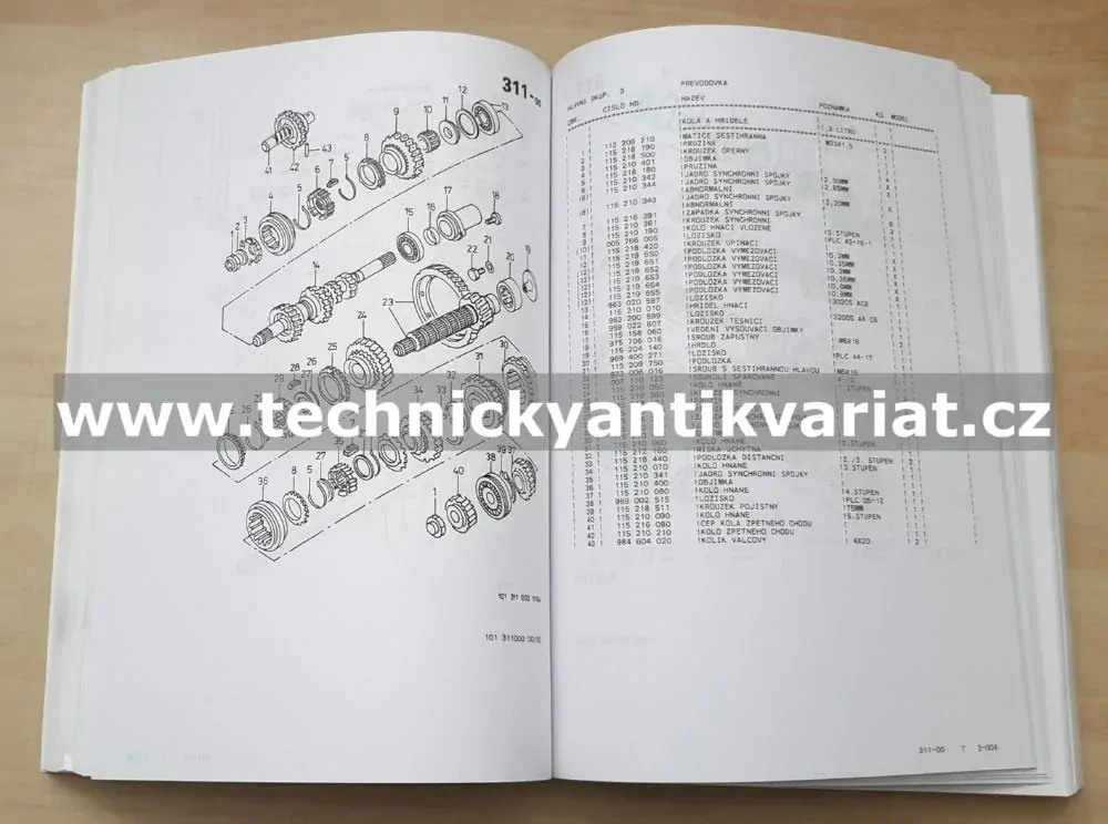 Škoda Felicia Combi - katalog dílů (1996)