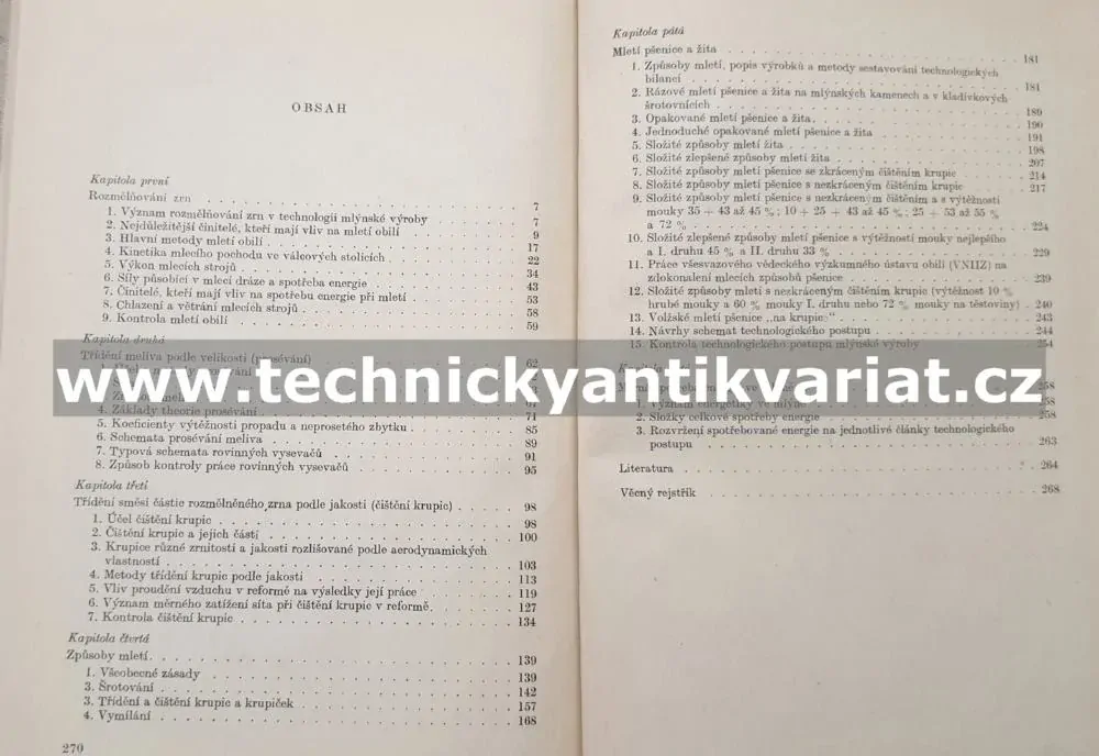 Technologie mlýnské výroby I.II. - J.N.Kupric (1954,1955)