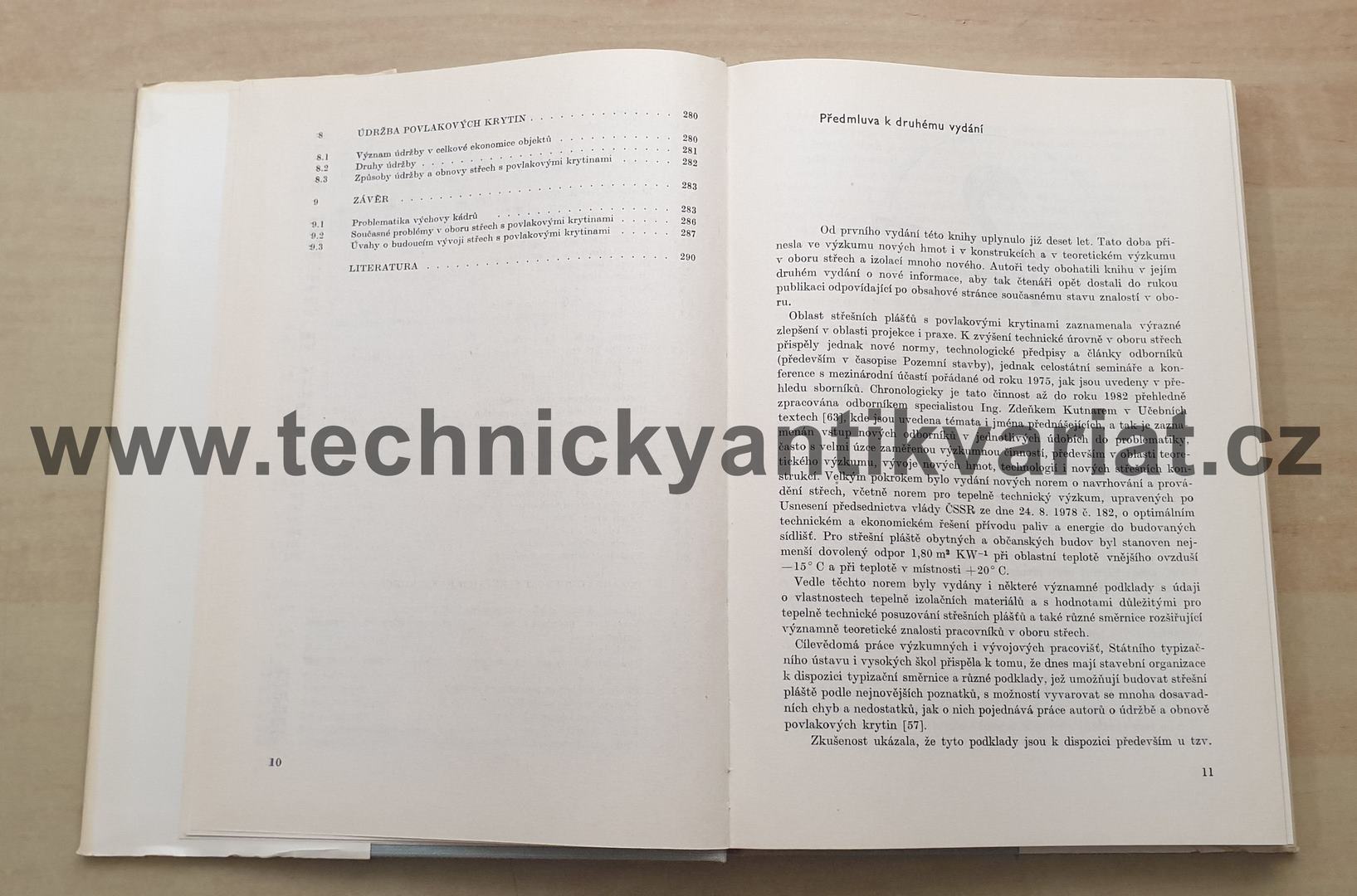 Střechy s povlakovými krytinami - Koželucha (1989)