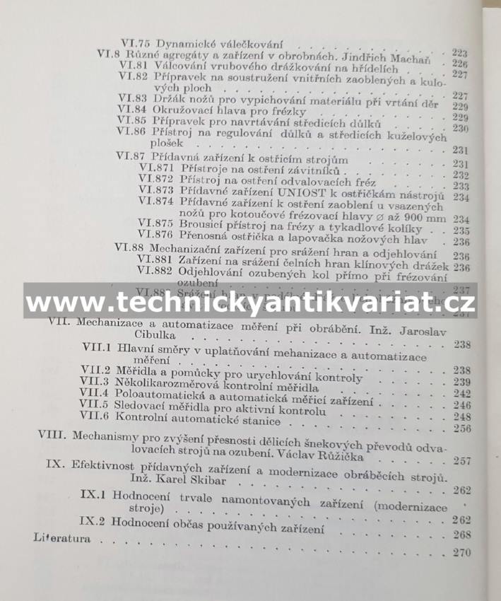 Přídavná zařízení obráběcích strojů - Karel Skibar (1966)