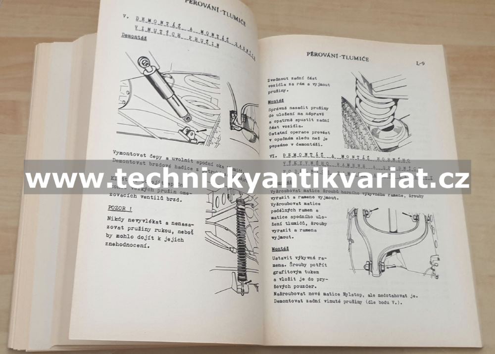 Avia A21 - dílenská příručka (1984)