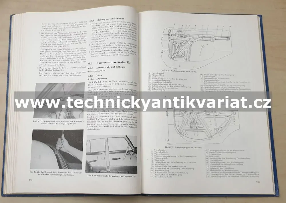 Wartburg 312 a 353 - reparaturhandbuch (1966)