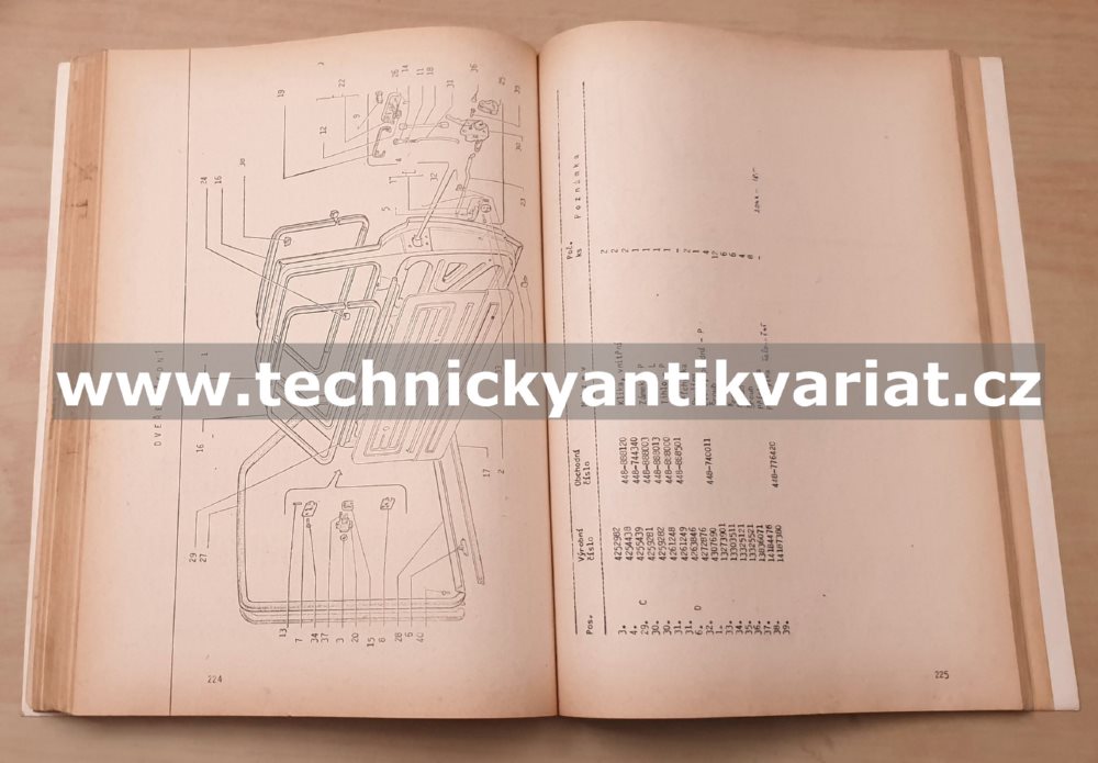 Zastava 1100 - katalog náhradních dílů (1980)